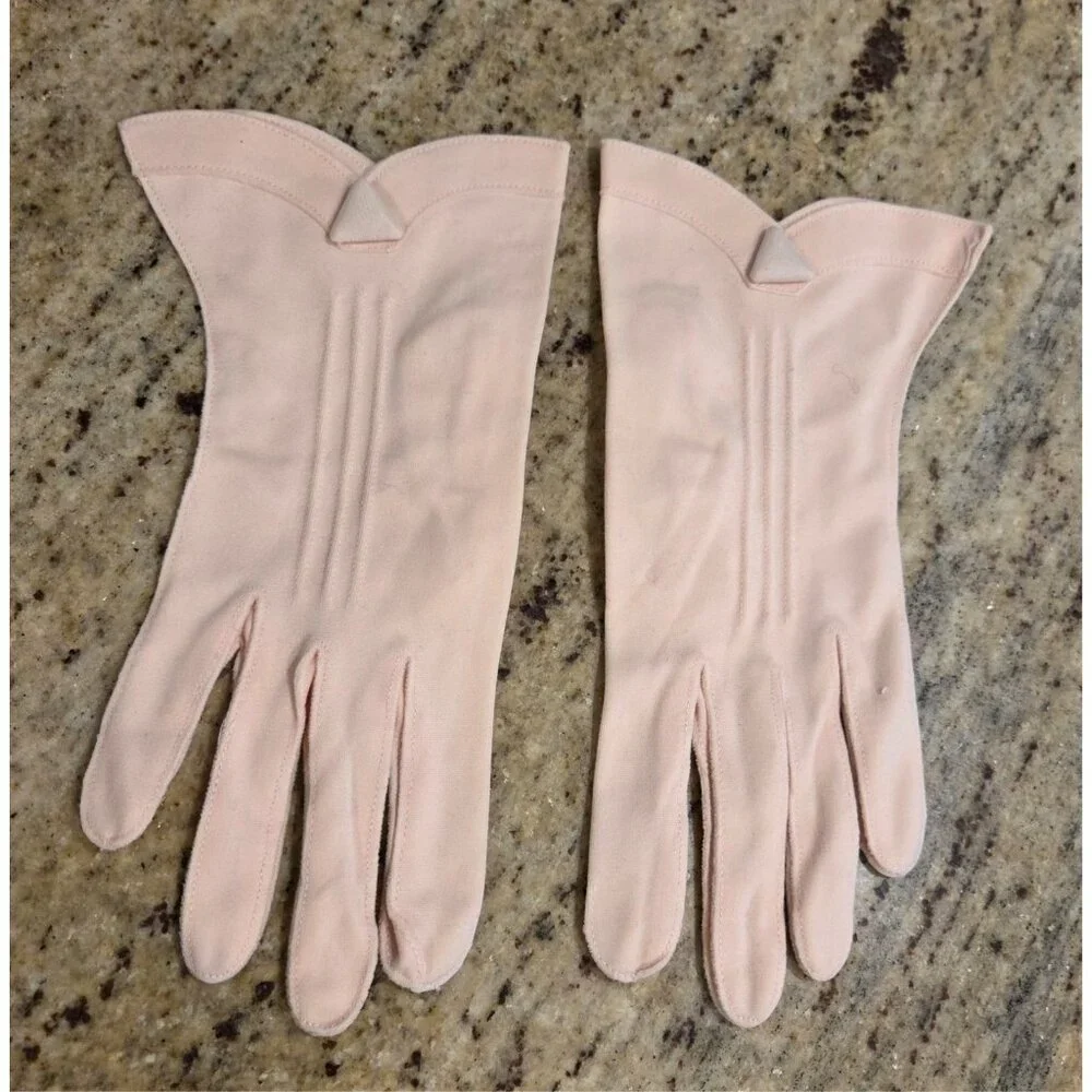 Vintage Size M/L Pink Nylon Stretch Formal 9